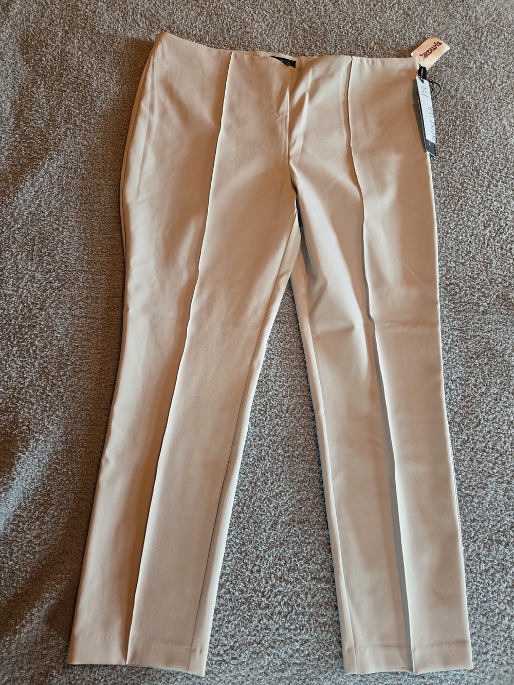 Rachel Zoe Cream Skinny Dress Pants
